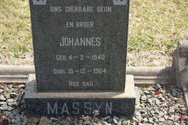 Photo from /search/photos/South Africa/Eastern Cape/HUMANSDORP (MAIN) CEMETERY/massyn_j.jpg